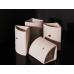 C&H Bluk Handmade Square 4/6/8 oz Aromatherapy Soy Wax Ceramic Candle Jars Colorful Eco-friendly Home Decoration