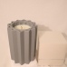 C&H Modern Concrete Cement Candle Holder Geometric Design Minimalist Home Decor for Living Room Luxury Gift Private Label