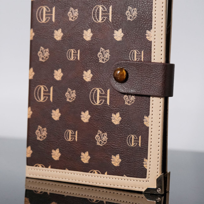 C&H Customized Logo High End Pu Leather Designer Luxury Women's Wallet Leather Carteras Card Holder