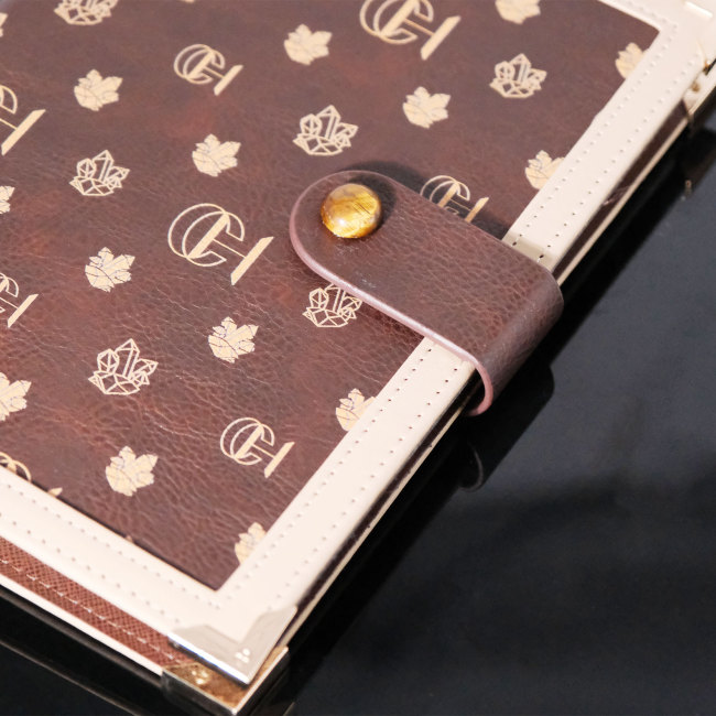 C&H Customized Logo High End Pu Leather Designer Luxury Women's Wallet Leather Carteras Card Holder