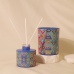 C&H Occultism Glass Candle Diffuser Evil Eye Patterned Reed Diffuser Bottle Home Fragrance Set Diffuser Candle