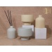CHHC Customized Logo Ceramic Candle Jar Reed Diffuser Jar Set Home Deco