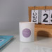 C&H Customized Hot Selling Aromatherapy Candle Jars Suitable White Glass Soy Wax Candle  for Home Decoration
