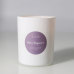 C&H Customized Hot Selling Aromatherapy Candle Jars Suitable White Glass Soy Wax Candle  for Home Decoration
