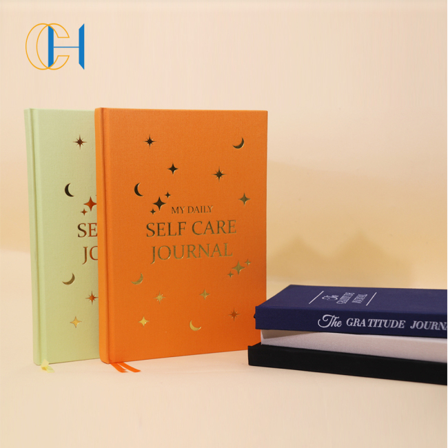 C&H Customizable Daily Self Care Journal Bespoke Cover Inner Pages Wellness Notebook