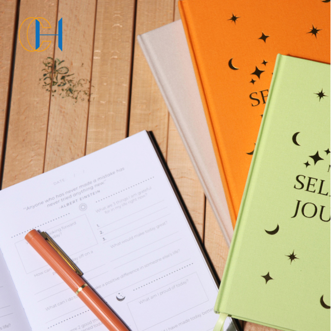 C&H Customizable Daily Self Care Journal Bespoke Cover Inner Pages Wellness Notebook
