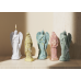 C&H Exclusive Goddess with Baby Candle Multi Designs Cement Concrete Ceramic Natural Soy Wax Candle Virgin Mary Goddess