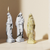 C&H Exclusive Goddess with Baby Candle Multi Designs Cement Concrete Ceramic Natural Soy Wax Candle Virgin Mary Goddess