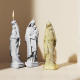 C&H Exclusive Goddess with Baby Candle Multi Designs Cement Concrete Ceramic Natural Soy Wax Candle Virgin Mary Goddess