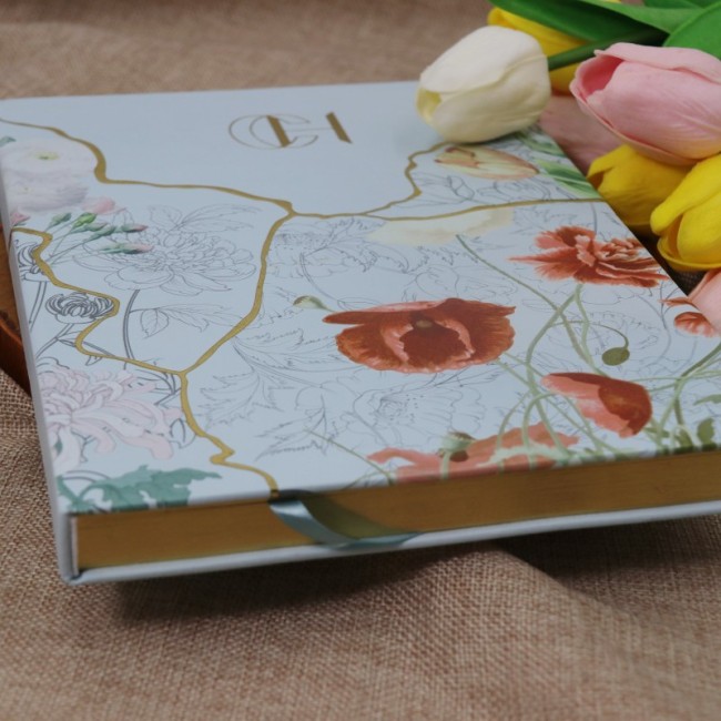 C&H New Arrival Pu Leather Cracked Notebook Festival Gift Customized Spirit Healing Natural Crystal Journal