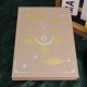 C&H New Arrival Pu Leather Cracked Notebook Festival Gift Customized Spirit Healing Natural Crystal Journal