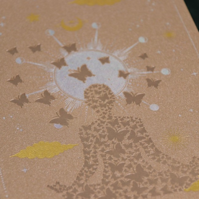 C&H New Arrival Pu Leather Cracked Notebook Festival Gift Customized Spirit Healing Natural Crystal Journal