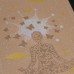 C&H New Arrival Pu Leather Cracked Notebook Festival Gift Customized Spirit Healing Natural Crystal Journal