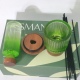 C&H Wholesale Massage Yoga Glass Jar Aroma Set Aire Freshener Reed Diffuser Set