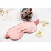 C&H Custom Pink Eye Mask Gift Set Eye Mask Storage High Quality Real Silk Crystal Eye Mask for Adult