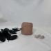 C&H High Quality Refillable Artistic Glazed Ceramic Candle Vessel Asymmetrical Wax Candle Container