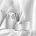 Custom Luxury Custom Logo Ceramic Jar Natural Plant Oil Pure Candle Soy Wax Scented Candle and Reed DIffuser With Gift Box