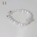 C&H Round Crystal Beaded Bracelet Evil Eye Moon Charm Crystal Beads Bracelets for Birthday Gift