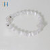 C&H Round Crystal Beaded Bracelet Evil Eye Moon Charm Crystal Beads Bracelets for Birthday Gift