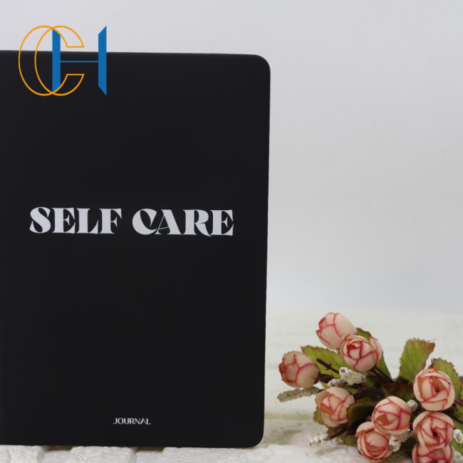 C&H Custom Personalized Hardcover Printed Daily Self care Planner Journal Notebook