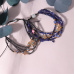 C&H Customized Design Handmade String Seed Beads Evil Eye Bracelet Multi Layered Devil Eye Bracelet