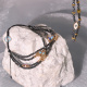 C&H Customized Design Handmade String Seed Beads Evil Eye Bracelet Multi Layered Devil Eye Bracelet