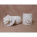 C&H Wholesale Custom Logo Customized Acceptable Cement  Ceramic Soy Wax Scented Candle Jar Home Deco