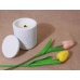 C&H Wholesale Custom Logo Customized Acceptable Cement  Ceramic Soy Wax Scented Candle Jar Home Deco
