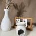 C&H Wholesale Round Shape Ceramic Oil Burner Wax Melt Burners With 3 Holes for Home Decoration