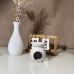 C&H Wholesale Round Shape Ceramic Oil Burner Wax Melt Burners With 3 Holes for Home Decoration
