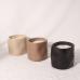 C&H White Huge Giant Round Candle Bowl Ceramic Glass Home Decoration Scented Candles Jar Luxury Candle Vases