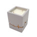 C&H Home Decoration Ceramic Bougies Kerzen Custom Floral Scent Vegan Oils Beeswax Material Floral Scented Candle Holder