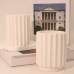 C&H Fashion Large Capacity Candle Jar White Cement Candle Container Diy Logo Home Deco Gift