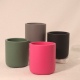C&H Fashion Large Capacity Candle Jar White Cement Candle Container Diy Logo Home Deco Gift