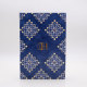 C&H Flannel Custom Pattern Journal Original Ornate Floral Design Notebook Personalized Embossed Cover Writing Notebook Gift