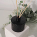 C&H Custom Round White Color Reed Diffuser Glass Bottle Logo Customized Ceramic Reed Diffuser Bottle for Home Deco
