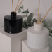 C&H Custom Round White Color Reed Diffuser Glass Bottle Logo Customized Ceramic Reed Diffuser Bottle for Home Deco