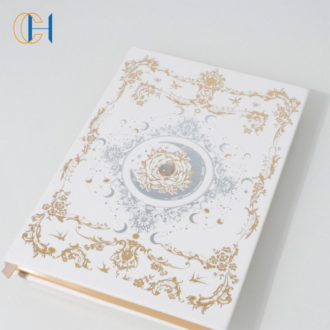 C&H Crystal Embossed Chakra Leather Journal Spirit Healing Self Care Planner with Reiki Themed Notebook Customized