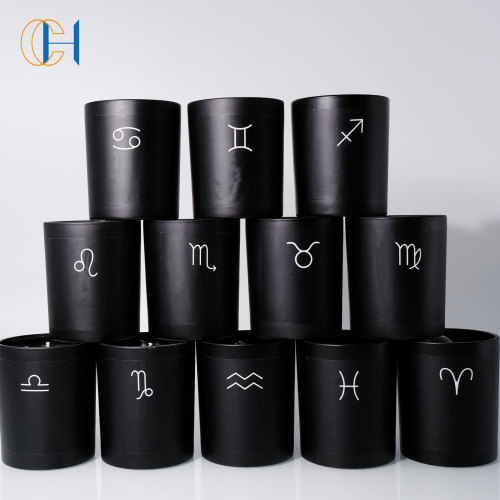 C&H Manufacturers Wholesale Candles Novelty Zodiac 12 Constellations Scented Candles with Crystals