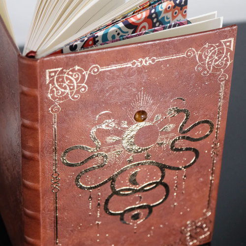 C&H Retro Password Lock Journal Premium Thick Paper Faux Leather Classic Writing Notebook
