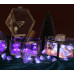 C&H Natural Amethyst Decorative String Lights Raw Stones 20LEDs With Battery Operated for Room Wedding Valentines Day Decor