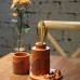 C&H High Quality Customized Logo Design Embossed Desert Building Empty Cement Candle Jar Set