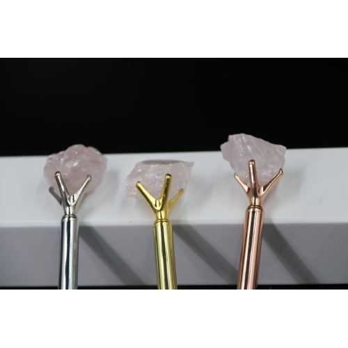 C&H Pink Crystal Metal Ballpoint Pen Touch Customized Logo Brand Diamond Crystal Pen