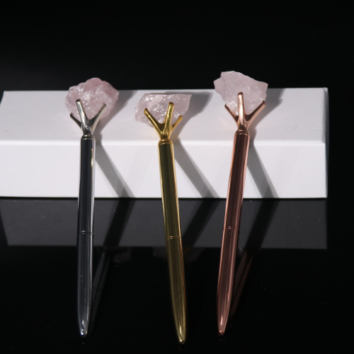 C&H Pink Crystal Metal Ballpoint Pen Touch Customized Logo Brand Diamond Crystal Pen