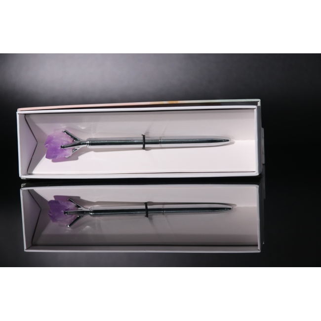 C&H Pink Crystal Metal Ballpoint Pen Touch Customized Logo Brand Diamond Crystal Pen