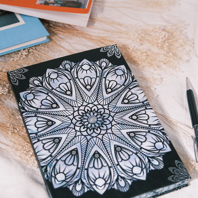 C&H Wholesale Unique Design Daily Ritual Journal Astrology Journal Notebook Spiritual Self Care Journal Custom With Crystal