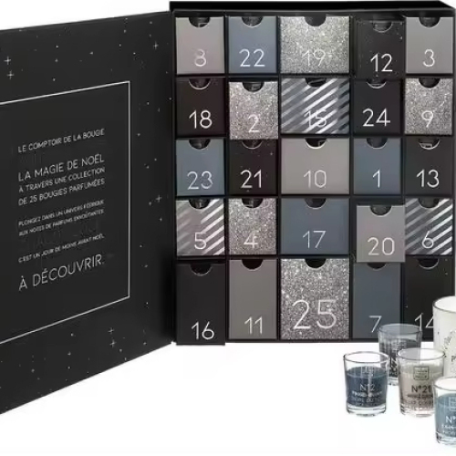 CH Custom Mystery Box Christmas Advent Calendar Gift Box with 24 Storage Drawers Countdown Present Set