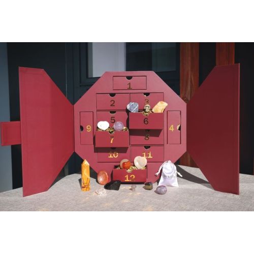 CH Custom Mystery Box Christmas Advent Calendar Gift Box with 24 Storage Drawers Countdown Present Set