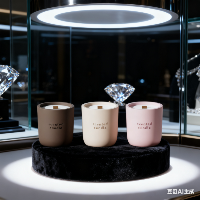 C&H Custom Ceramic Scented Candle Fragrance Set Elegant Design Luxury Ceramic Candle with Package