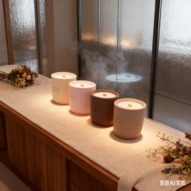 C&H Custom Ceramic Scented Candle Fragrance Set Elegant Design Luxury Ceramic Candle with Package